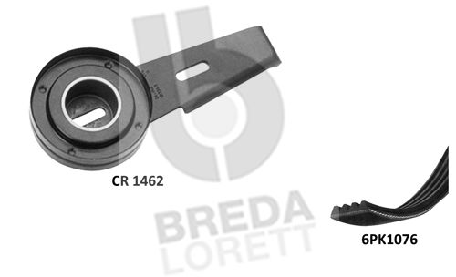 BREDA LORETT Поликлиновой ременный комплект KCA0053